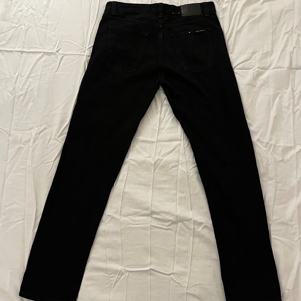 jet black nudie jeans for men 32x34